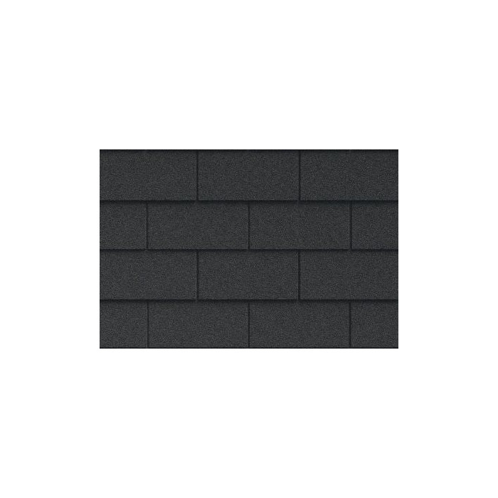 Мягкая черепица Icopal (Икопал) XL Plano 4 мм RAL 9005 RAL 9005 Чёрный